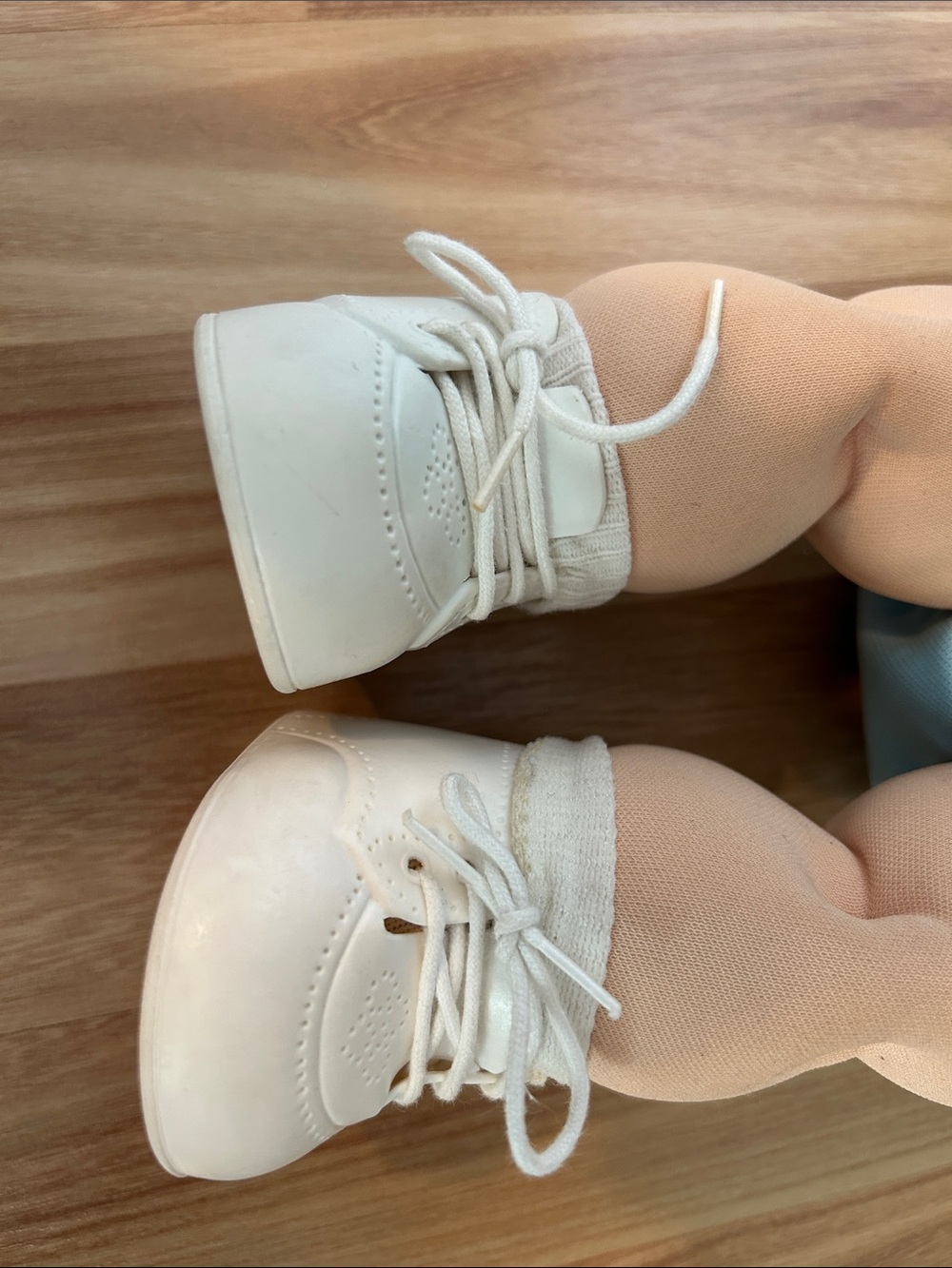 White Cabbage Patch Kid Lace-Up Walker shoes
